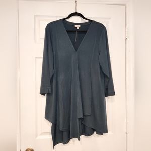 The Avenue Dark Teal Women's Blouse